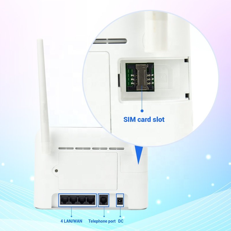 Telenet LSUN CPE MF286N LTE 4G wireless router CAT4 5000mAh battery SIM card slot 150 Mbps volte router